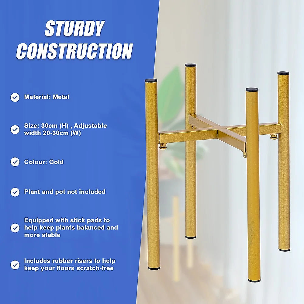 Metal Plant Stand Adjustable Indoor - Home & Garden >