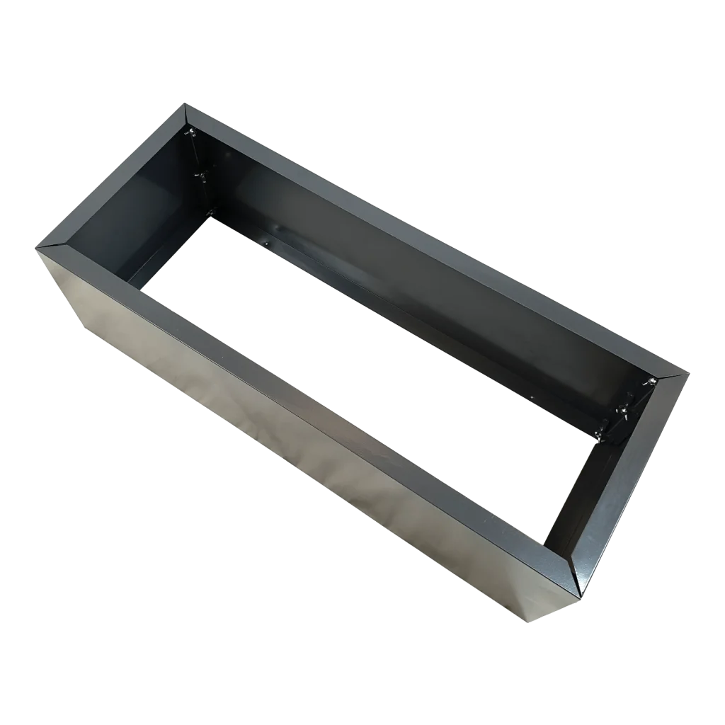 Metal Planter, Small, Grey