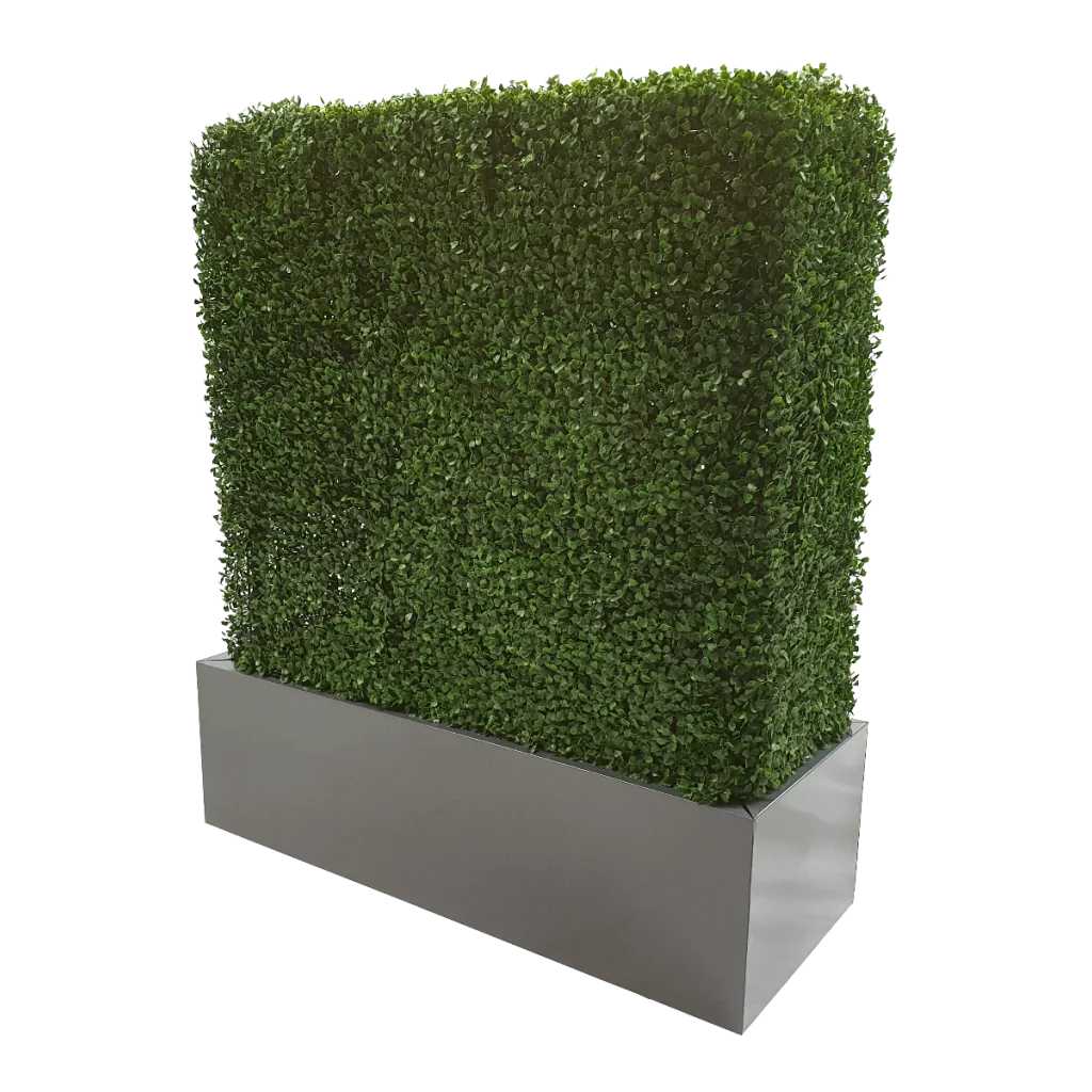 Metal Planter, Small, Grey