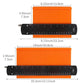 Metal Profile Contour Utensils Set with Lock - 6 & 10 Ruler