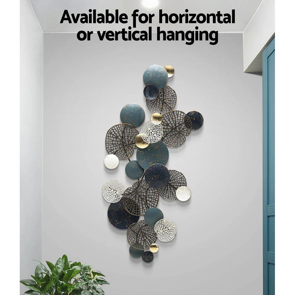 Wall art hanging with key surfaces and edge shape