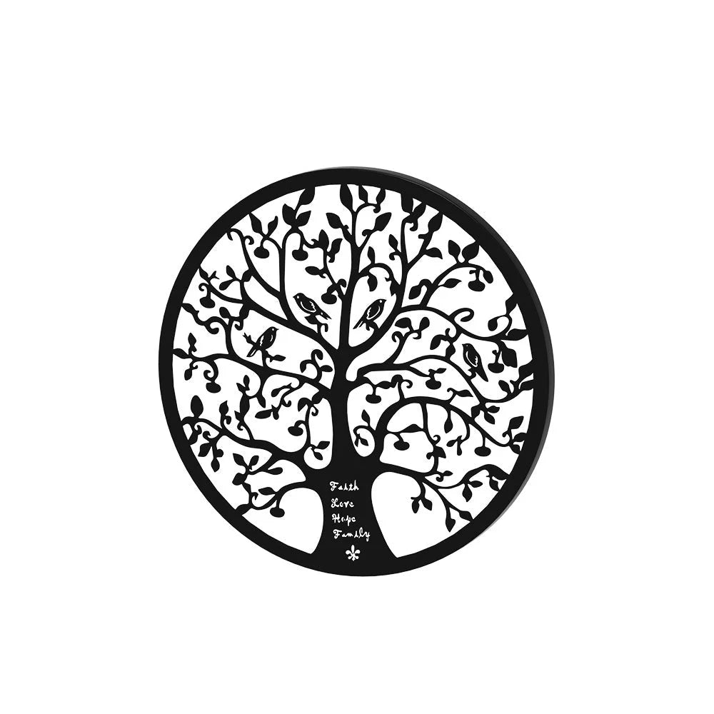 Metal Wall Art Hanging Sculpture Home Decor Leaf Tree