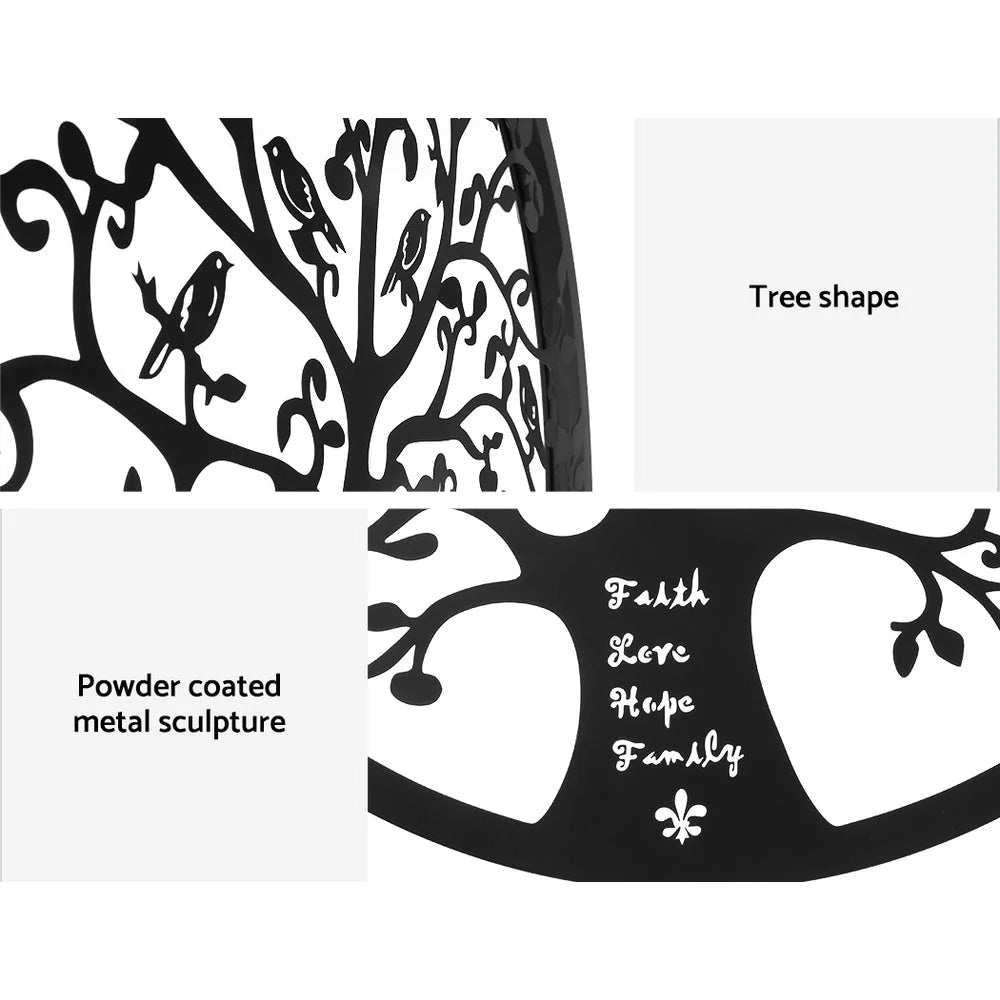 Metal Wall Art Hanging Sculpture Home Decor Leaf Tree