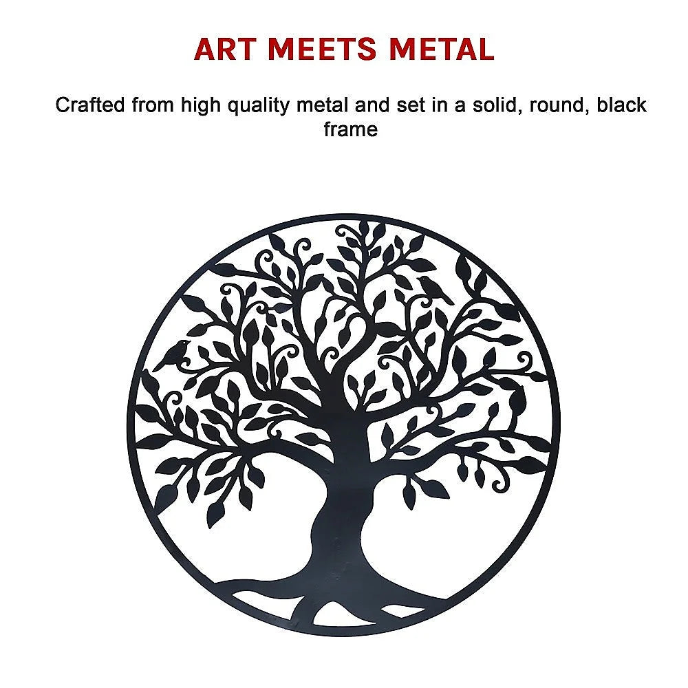 Wall art hanging with side profile shown