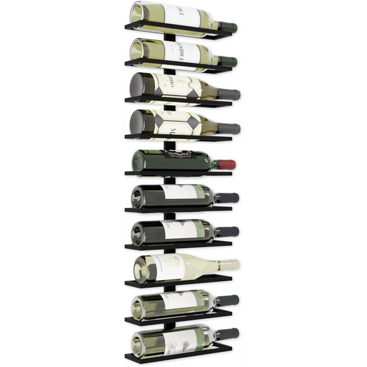 Metal Wall Mount Wine Rack for Wine Bottles Liquor