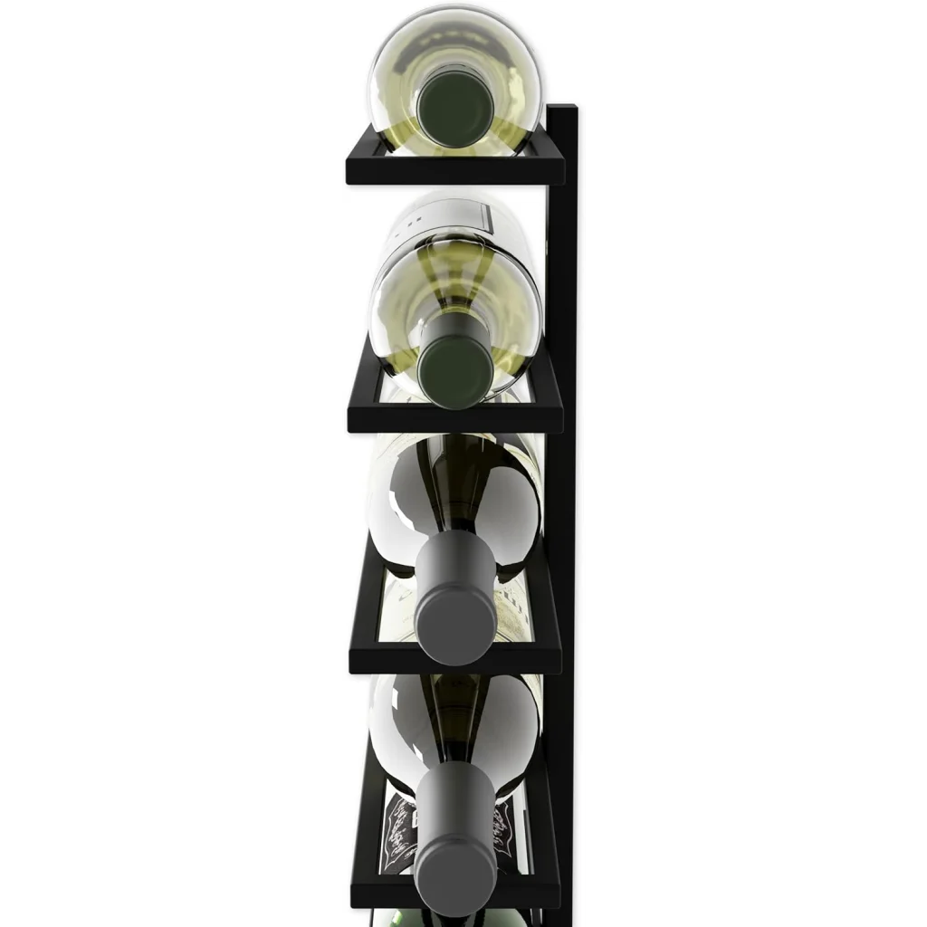 Metal Wall Mount Wine Rack for Wine Bottles Liquor