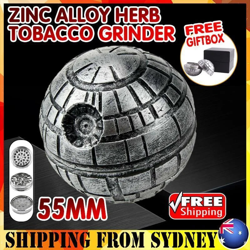 Metal Zinc Alloy Herb Grinder Crusher