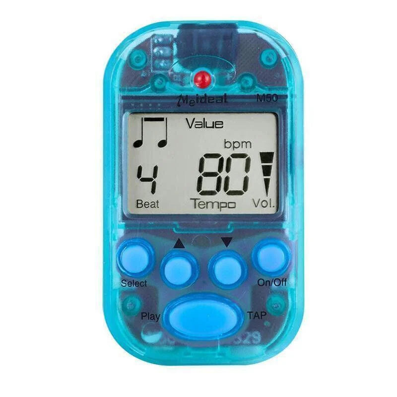 Metronome Digital Lcd Clip-On Mini Professional For Guitar