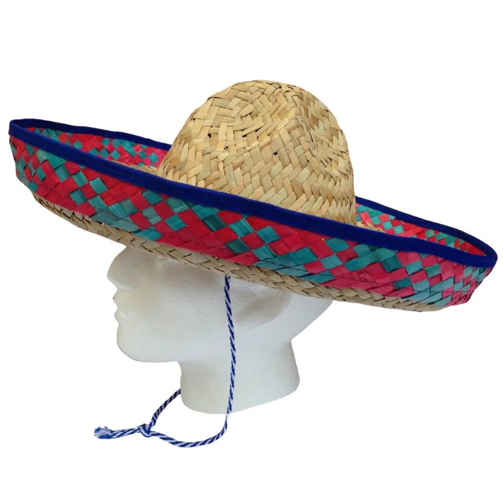 Mexican SOMBRERO Fancy Dress Straw Party Costume Hat Cap