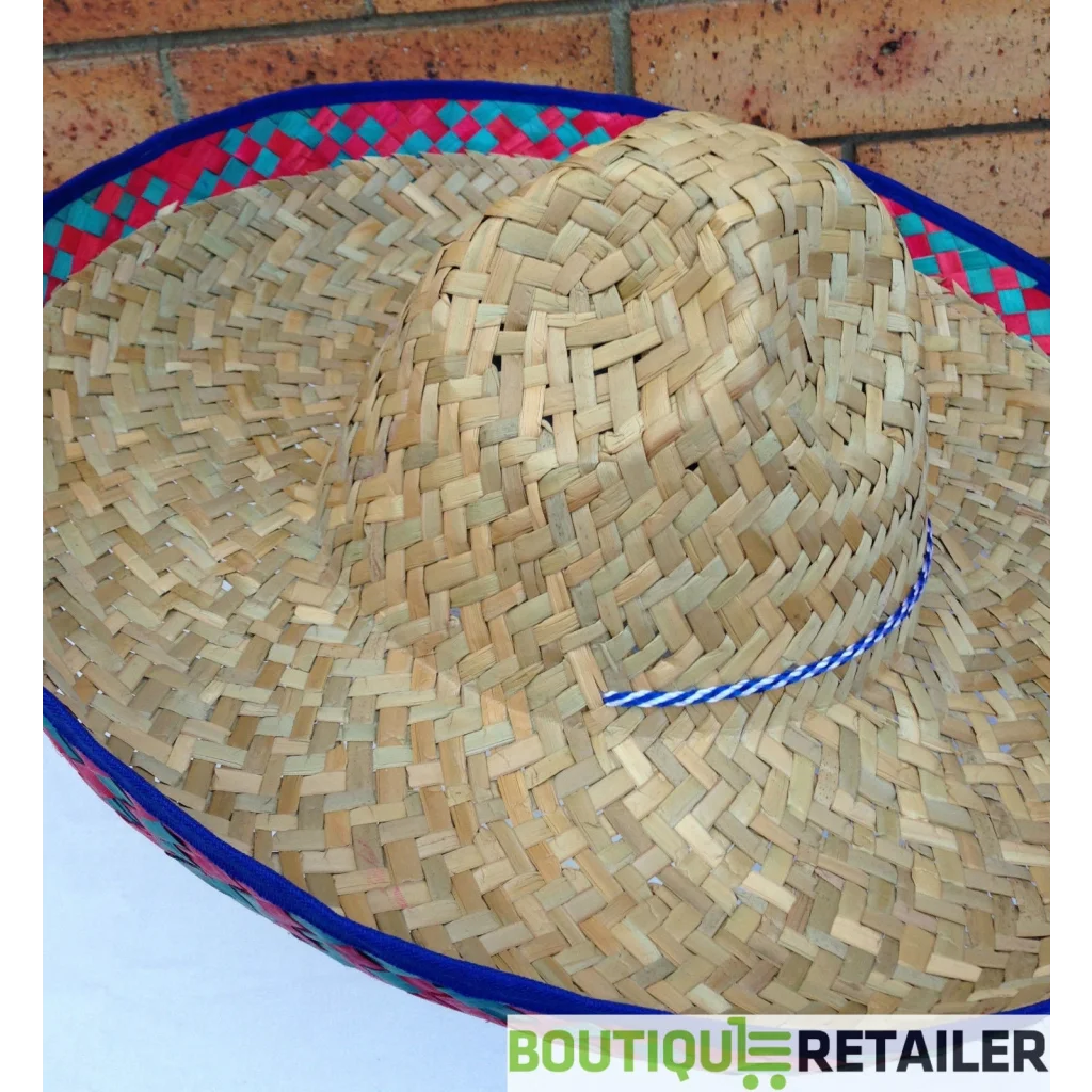 Mexican SOMBRERO Fancy Dress Straw Party Costume Hat Cap