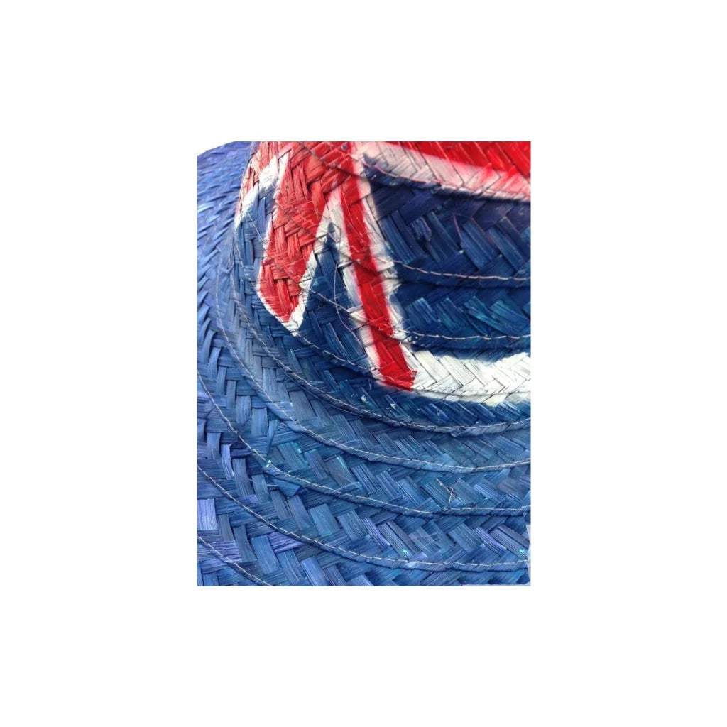 Mexican SOMBRERO Hat w Australian Aussie Flag Design Party