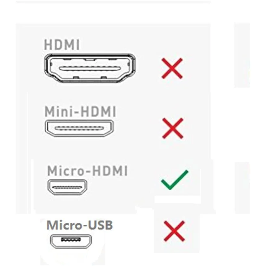 Micro HDMI Male TO Female Adapter convertor appliances TV