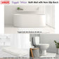 Microfiber Bath Mat Medium White - Toggle - Home & Garden