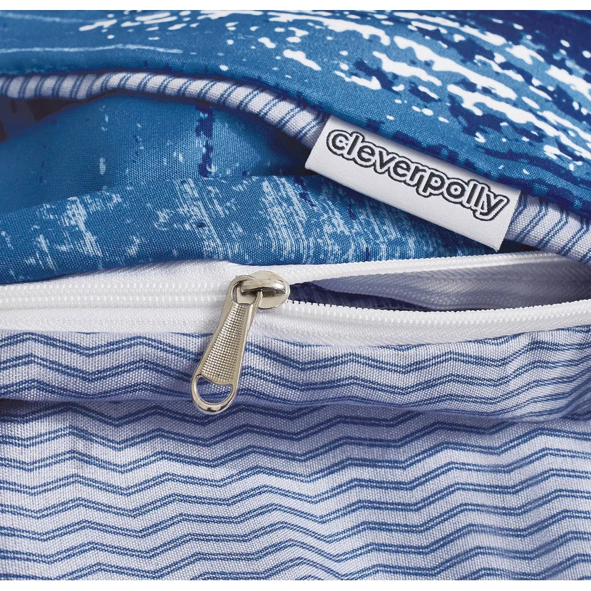 Microfiber Reversible Quilt Cover Set - Chavez - Queen Size