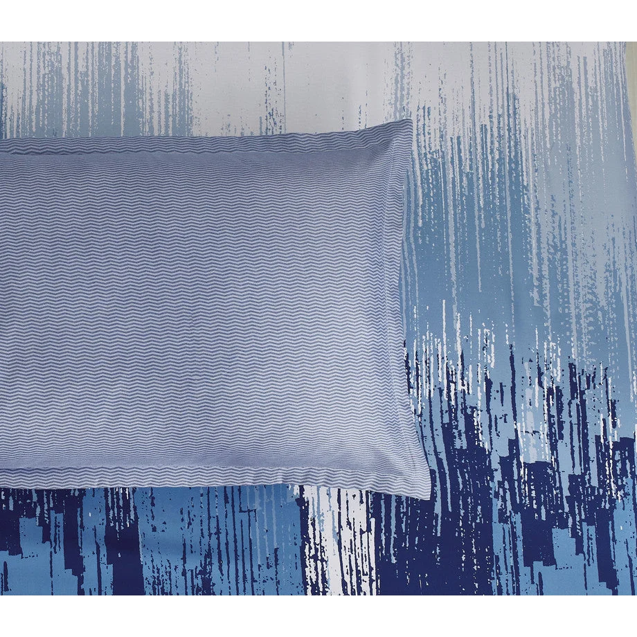 Microfiber Reversible Quilt Cover Set - Chavez - Queen Size