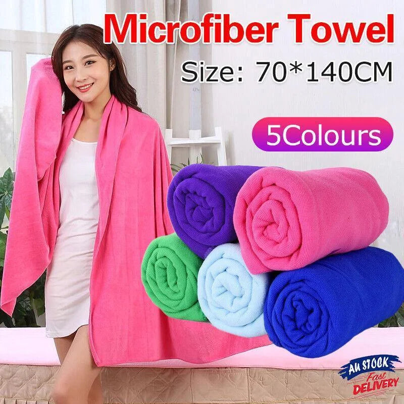Microfiber Towel Gym Sport Footy Travel Camping Swimming