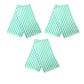 Microfibre Tea Towels Set of 6 Striped Green - Home & Garden