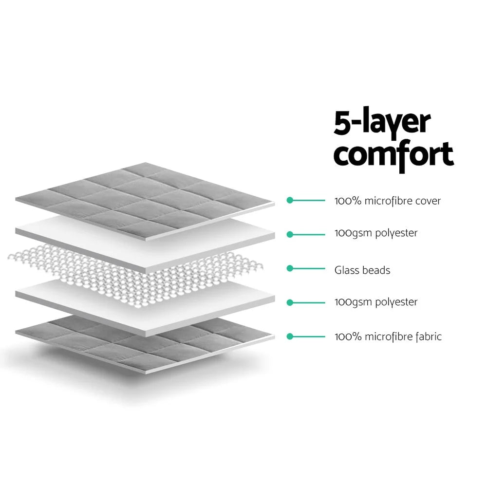 Microfibre Weighted Gravity Blanket 7KG Relaxing Calming