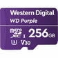 MicroSDXC Card 256GB WD Purple Weather & Humidity Resistant