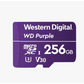 MicroSDXC Card 256GB WD Purple Weather & Humidity Resistant