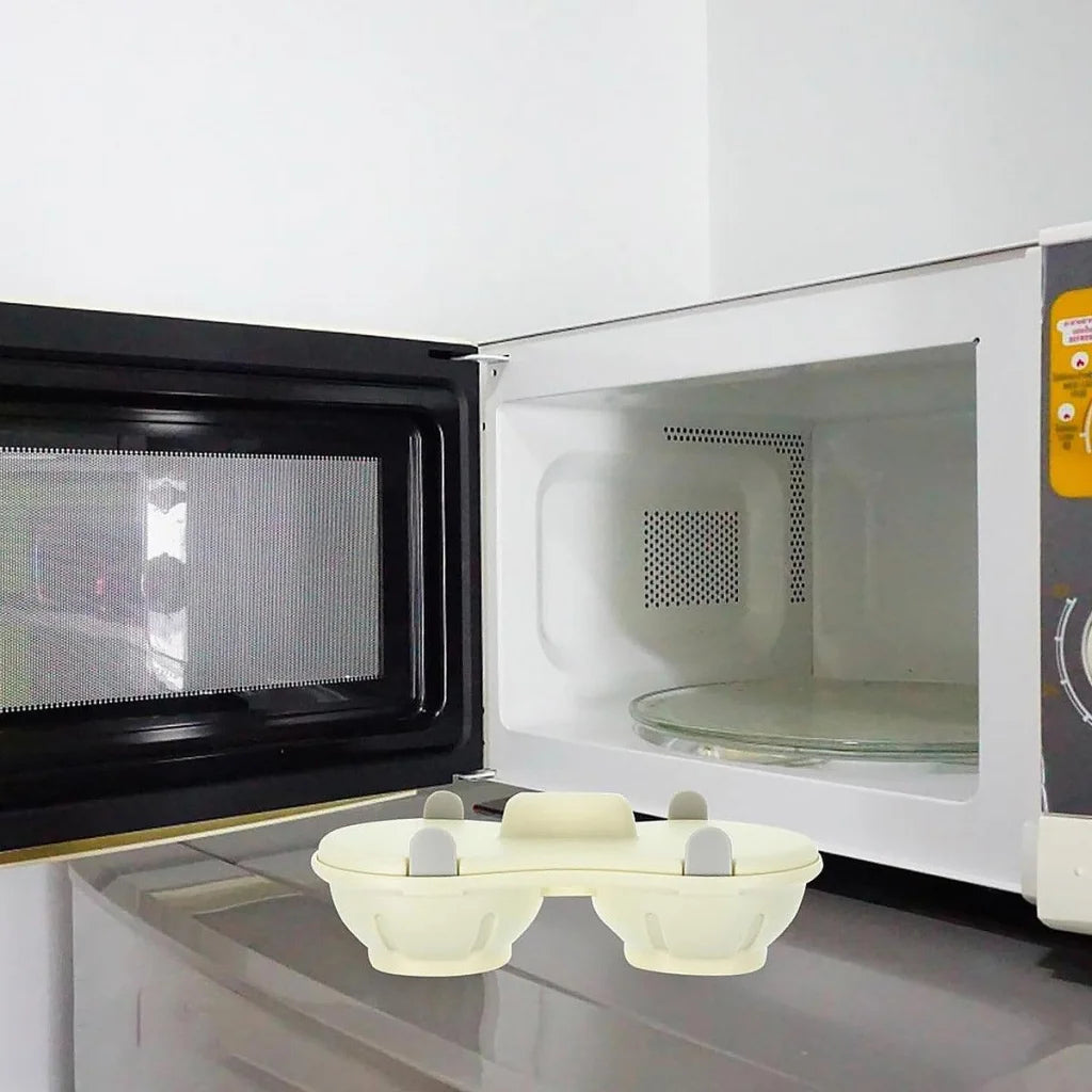 Microwave Egg Steamer With Lid Kitchen Egg Cooker Poacher