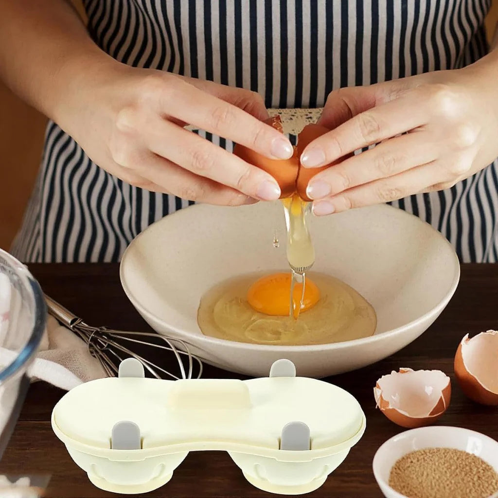 Microwave Egg Steamer With Lid Kitchen Cooker Poacher Steam