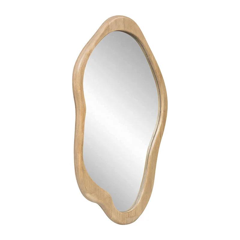Mid-Century Asymmetric Wall Mirror 54x90cm - Home & Garden