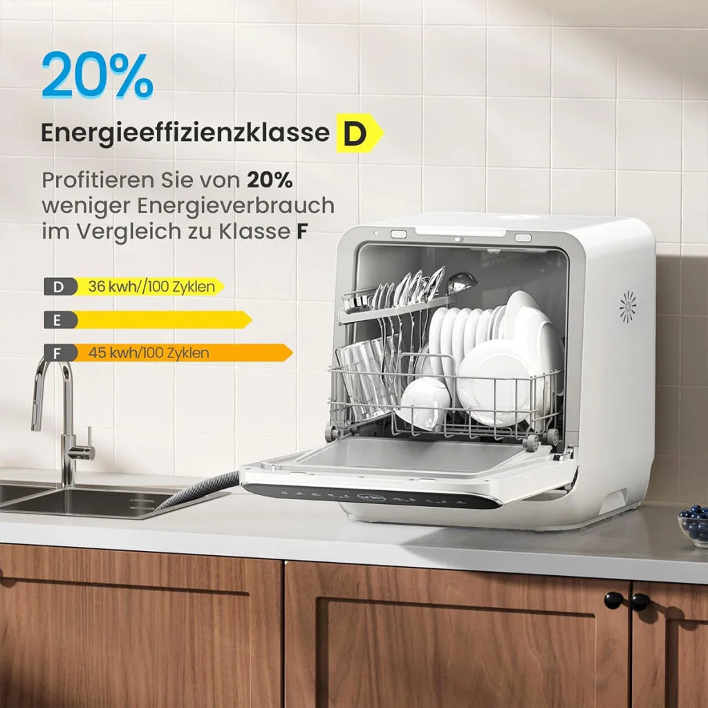 Midea 3rd Generation Bench Top Mini Dishwasher - Appliances
