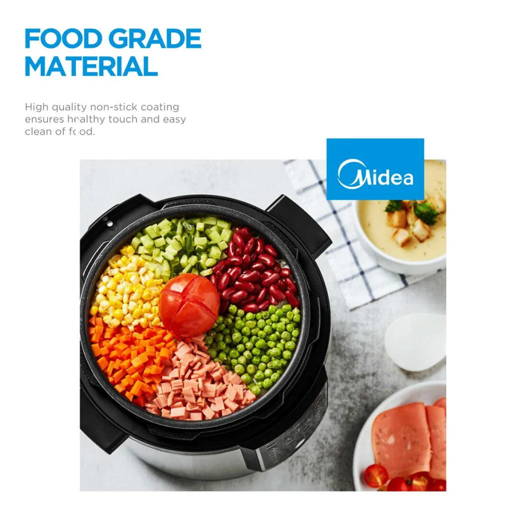 Midea 5.7L 12 Programs Pressure Cooker - Appliances >
