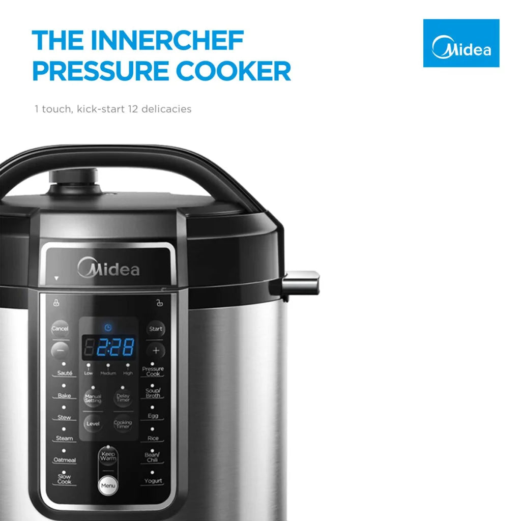 Midea 5.7L 12 Programs Pressure Cooker - Appliances >