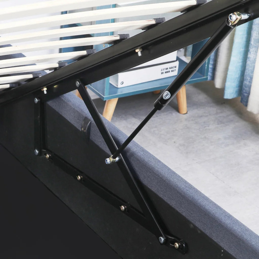 Milano Capri Luxury Gas Lift Bed Frame Base And Headboard