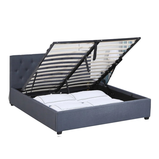 Milano Capri Luxury Gas Lift Bed Frame Base And Headboard