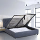Milano Capri Luxury Gas Lift Bed Frame Base And Headboard