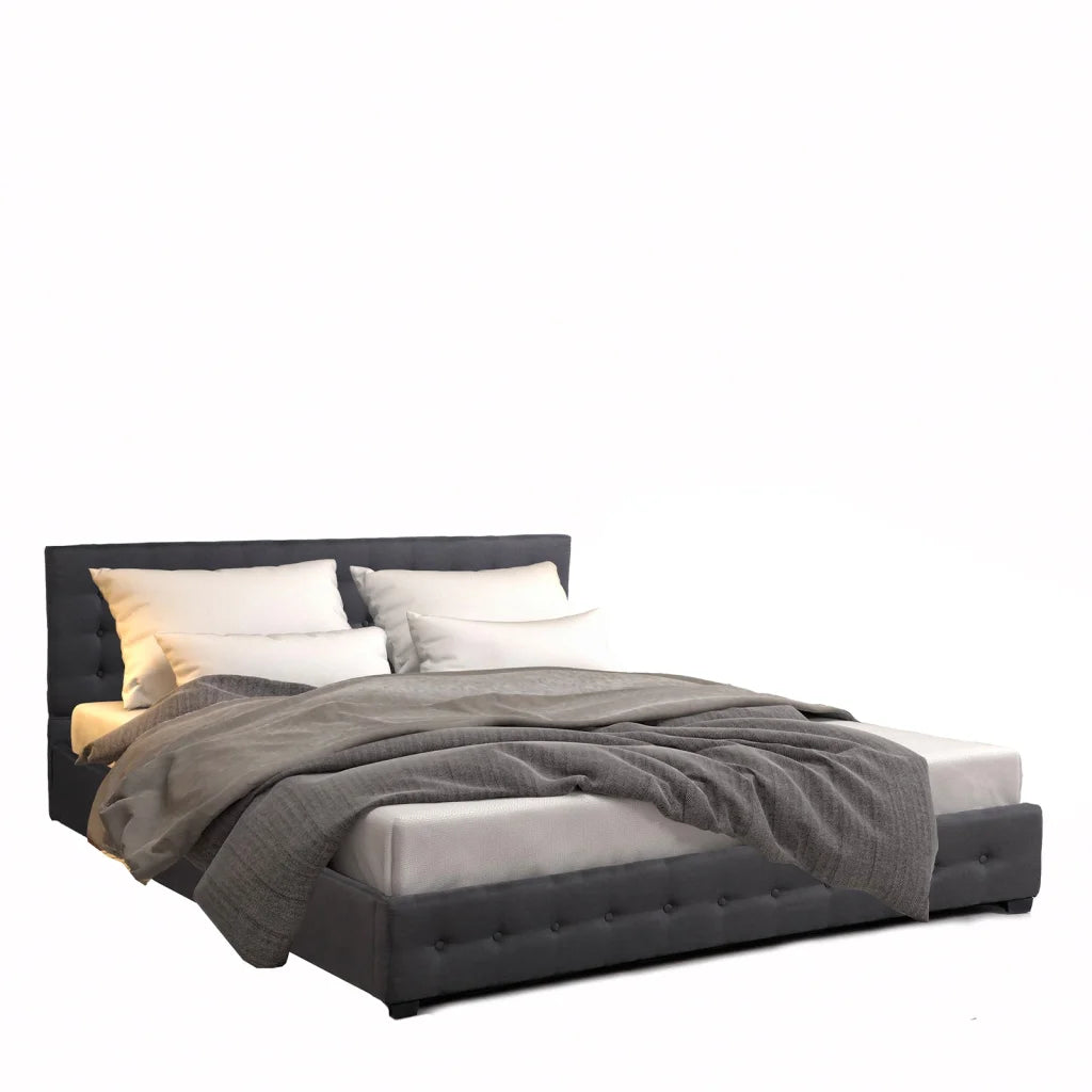 Milano Decor Eden Gas Lift Bed With Headboard Platform