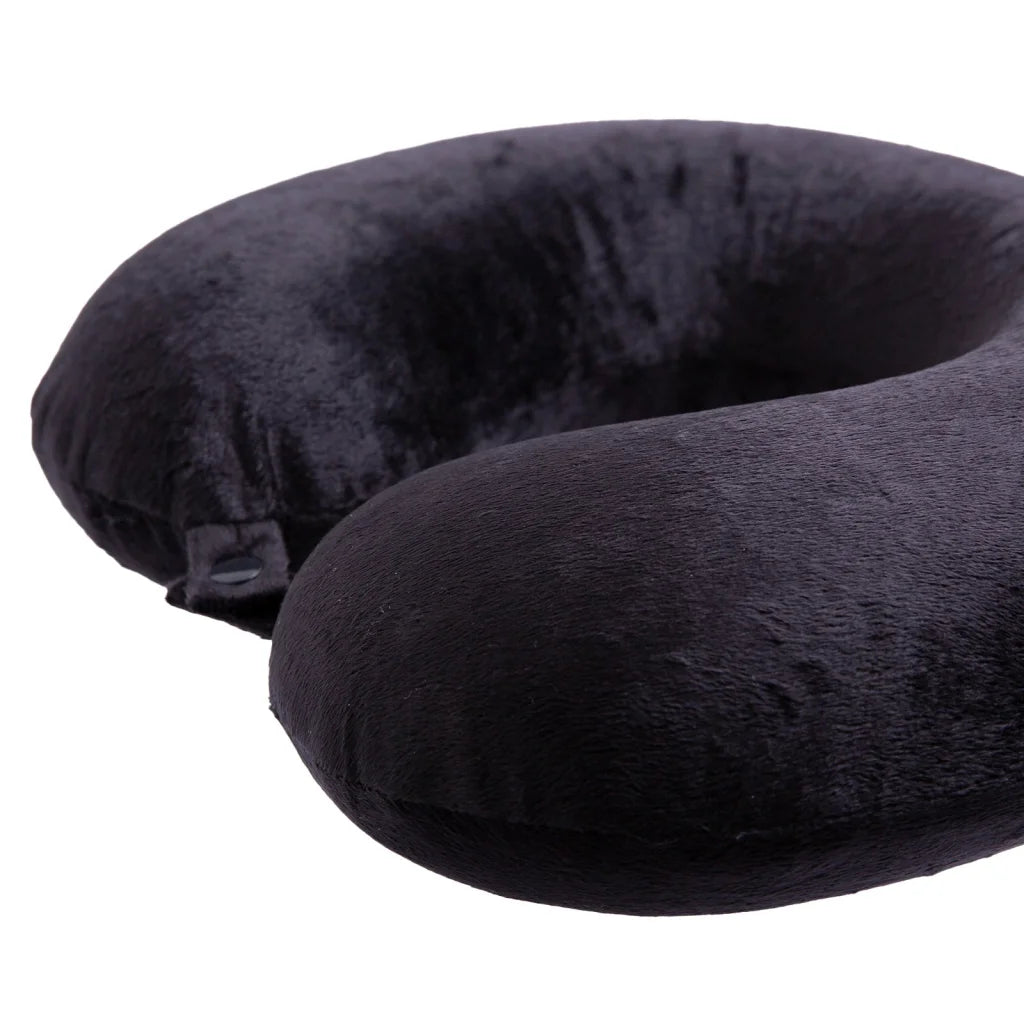 Milano Decor Memory Foam Travel Neck Pillow with Clip