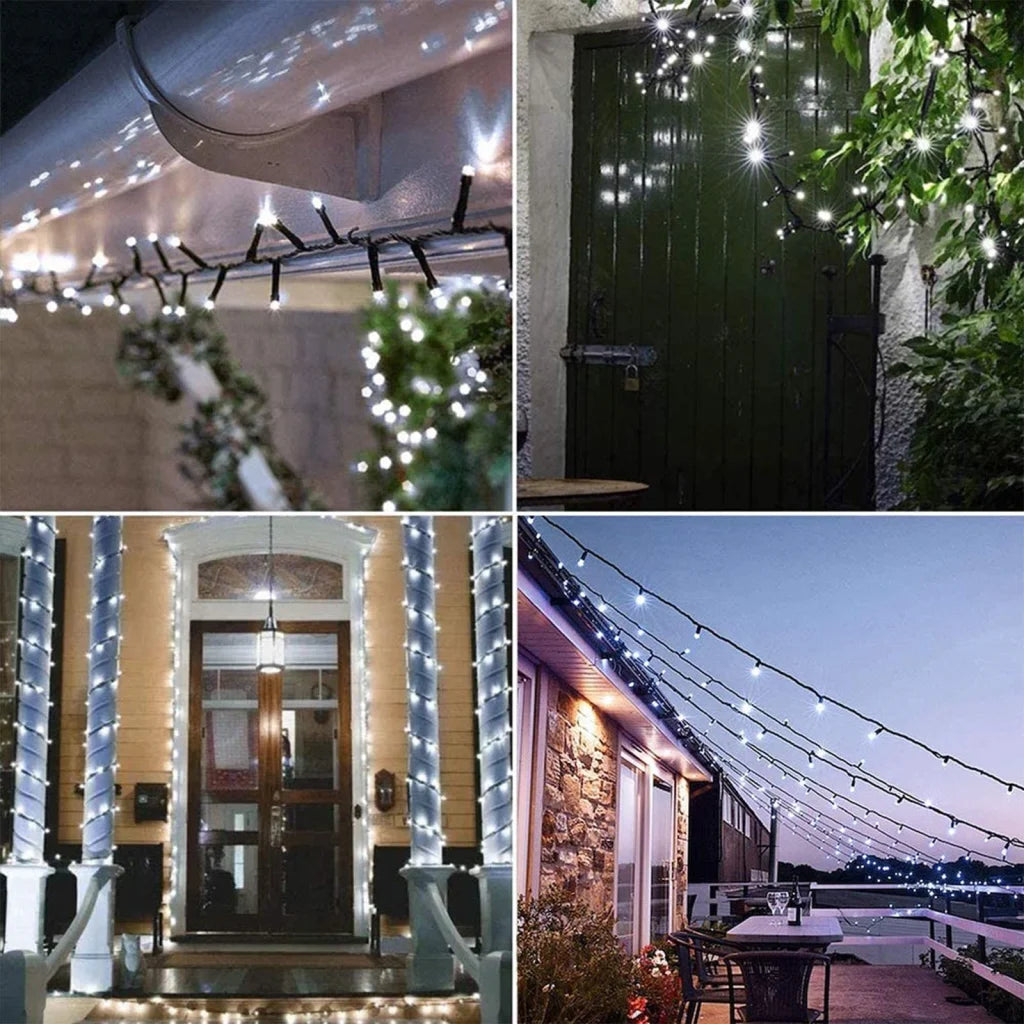 Milano Decor Outdoor LED Plug-In Fairy Lights - White - 200
