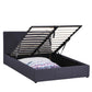 Milano Luxury Gas Lift Bed Frame Base And Headboard