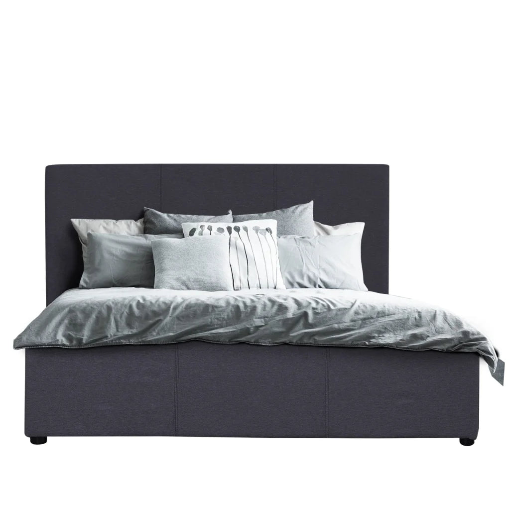 Milano Luxury Gas Lift Bed Frame Base And Headboard