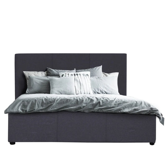 Milano Luxury Gas Lift Bed Frame Base And Headboard