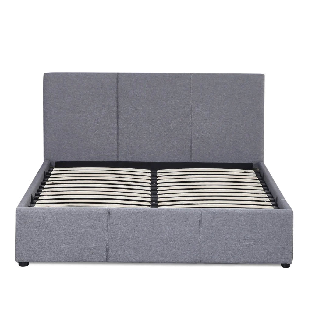 Milano Luxury Gas Lift Bed Frame Base And Headboard
