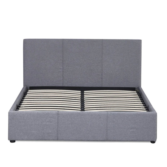 Milano Luxury Gas Lift Bed Frame Base And Headboard