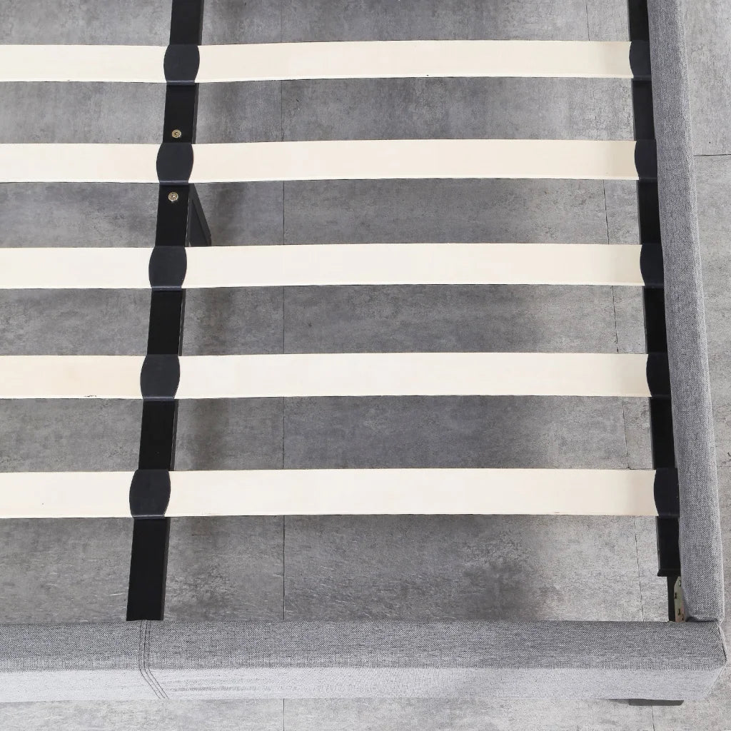 Milano Sienna Luxury Bed Frame Base And Headboard Solid