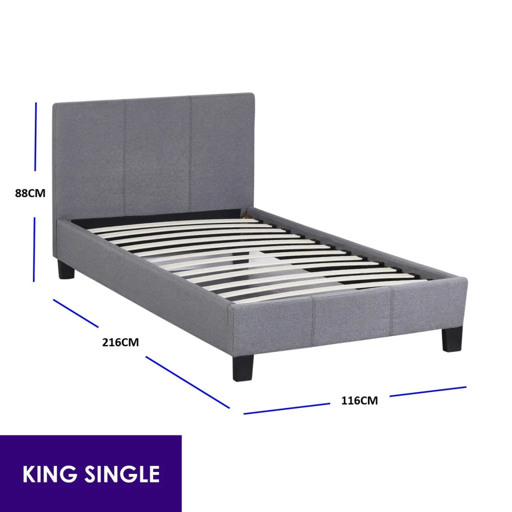 Milano Sienna Luxury Bed Frame Base And Headboard Solid