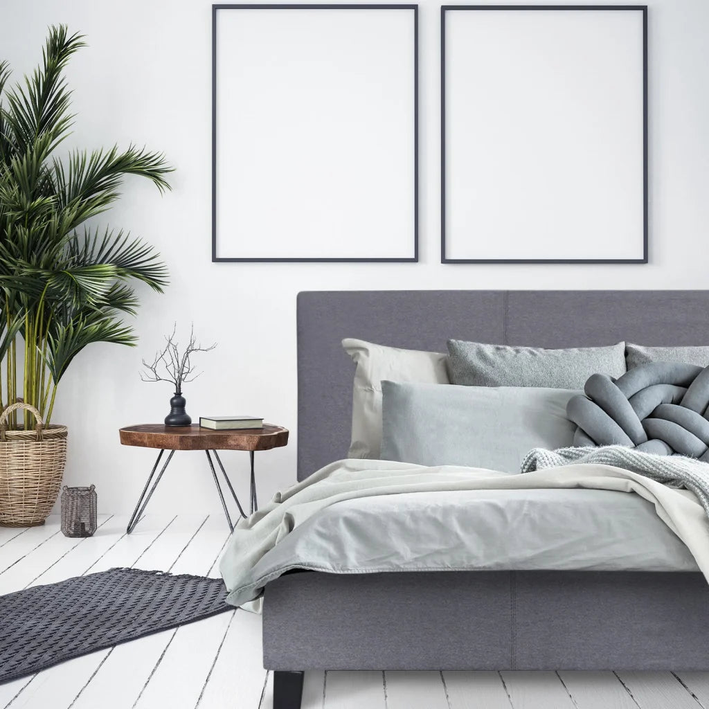 Milano Sienna Luxury Bed Frame Base And Headboard Solid