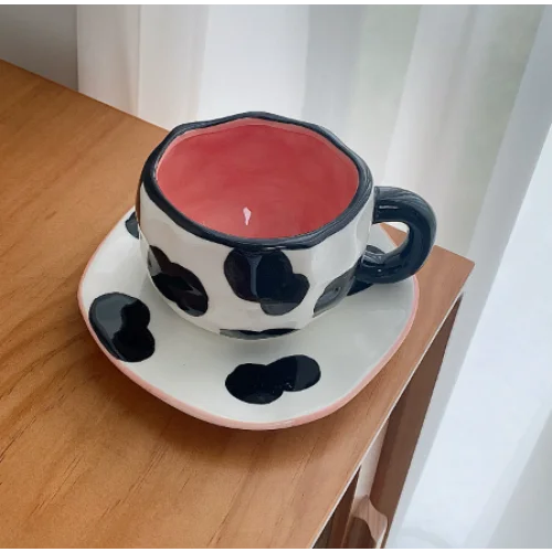 Milk Cow 300ML Underglaze Hand Pinched