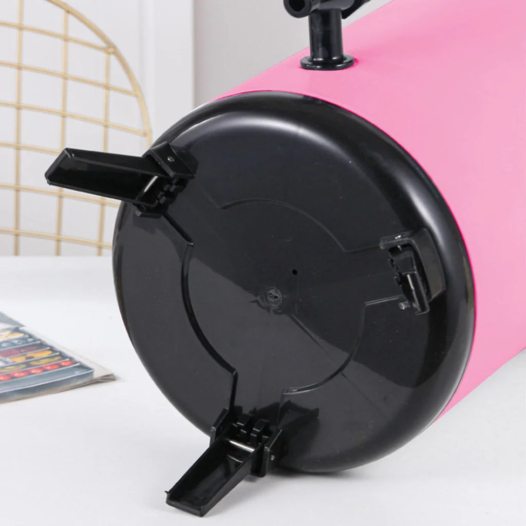 Milk Tea Barrel 14L Premium Stainless Steel Insulated Hot and Cold Beverage Dispenser Container with Faucet - Pink