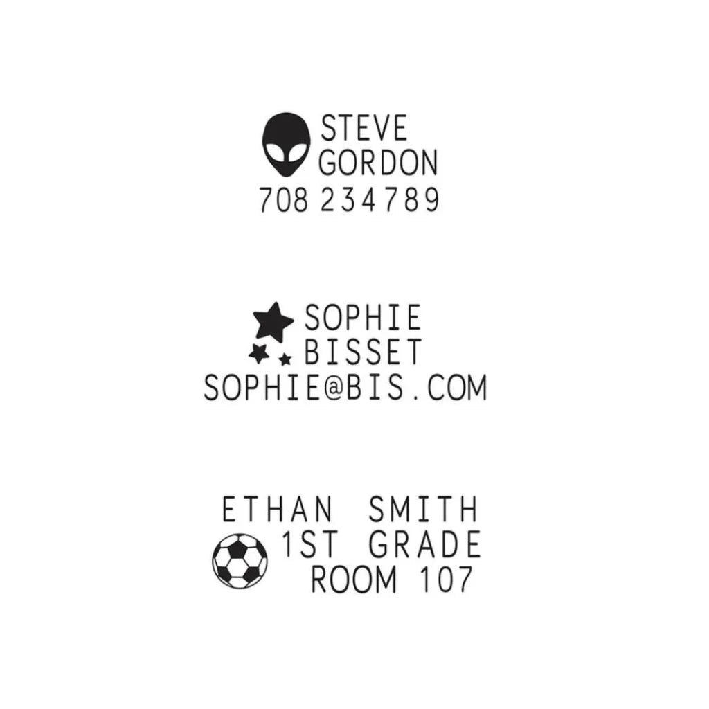 Mine Stamp Custom Name Stamp Ink Refill-1973194231786901505