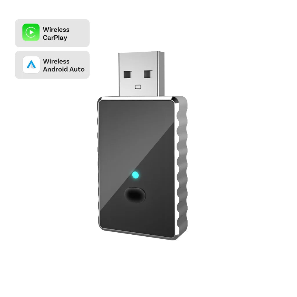 Mini 2-in-1 Wireless CarPlay & Android Auto Adapter - 5GHz