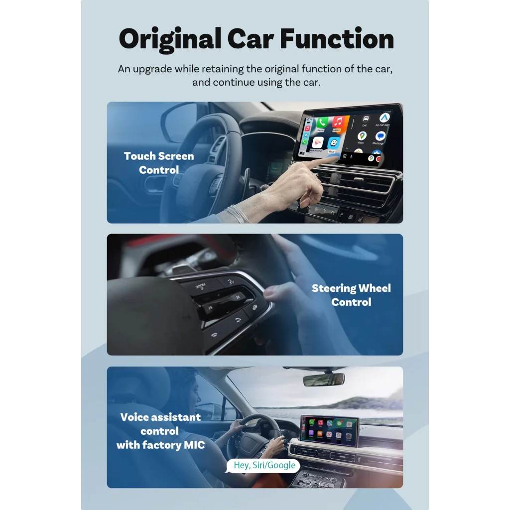 Mini 2-in-1 Wireless CarPlay & Android Auto Adapter - 5GHz