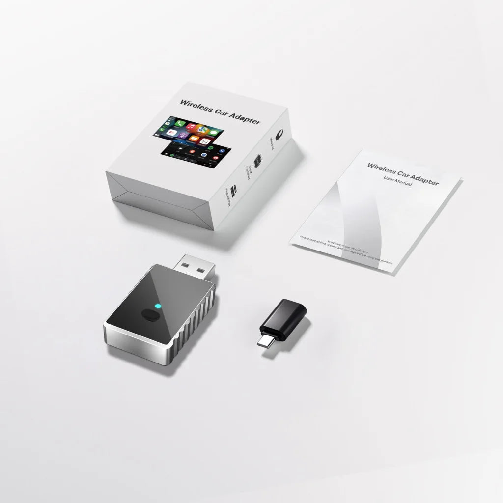Mini 2-in-1 Wireless CarPlay & Android Auto Adapter - 5GHz